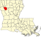 Mapa de Luisiana destacando Red River Parish.svg