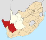Namakwa District within South Africa