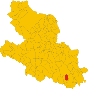 Map of comune of Villetta Barrea (province of L'Aquila, region Abruzzo, Italy).svg