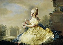 Portrait of Maria Josepha Hermengilde von Liechtenstein by August Friedrich Oelenhainz