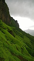 Steep hills around the Matheran