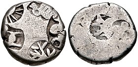Mauryan Empire. temp. Salisuka or later. Circa 207-194 BC.jpg