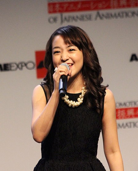 Megumi Han (潘 めぐみ) at Anime Expo 2013.jpg