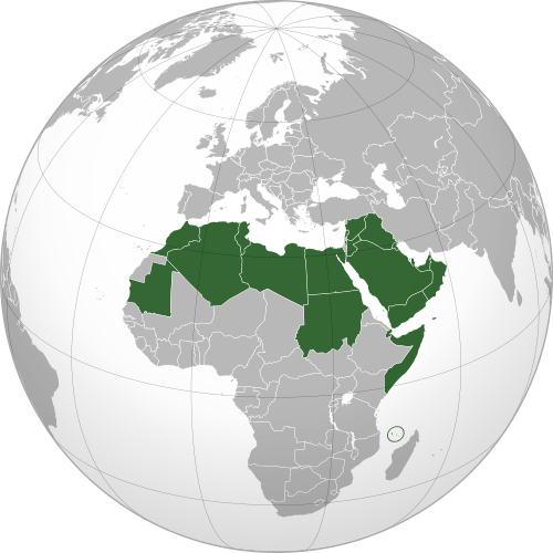 Member states shown in dark green; suspended member states shown in light green.