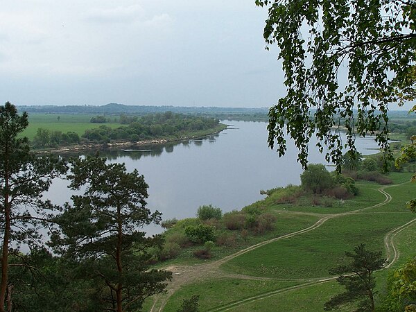 Neman opposite Kaliningrad Oblast (Russian exclave)