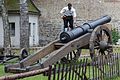 * Nomination BFG and a puny human for size comparison. Image taken during the Wallenstein reenactments 2016, in Memmingen, Germany. --Tobias "ToMar" Maier 03:06, 7 September 2016 (UTC) * Promotion At first I thought there was some weird perspective going on here! The man's face is a little blurred, but he is just there for comparion to the cannon which is nice and sharp, so QI for me. --W.carter 21:58, 8 September 2016 (UTC)