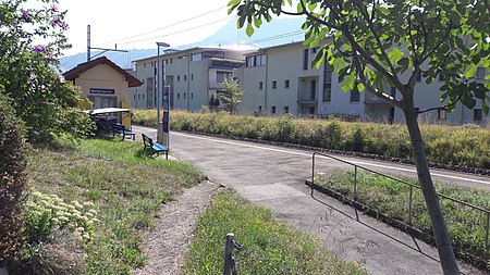 Merlischachen railway station