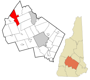 Merrimack County New Hampshire incorporated and unincorporated areas Wilmot highlighted.svg