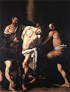 La Flagellation du Christ, Le Caravage, 1607.