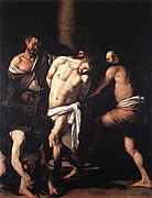 La Flagellation du Christ, Le Caravage