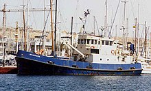 Manly-class fleet tender Milbrook at Almerimar, Spain, in 2000 Milbrook.jpg