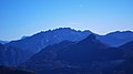 Il Monte Resegone visto dal Palanzone (Como)