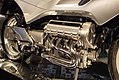 Motor und Antriebs­strang einer Morbidelli V8