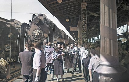 Белорусский вокзал. 1957 г.