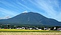 信濃町柏原から見た黒姫山