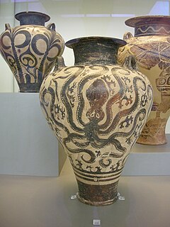 Mycenaean palace amphora with octopus (NAMA 6725)