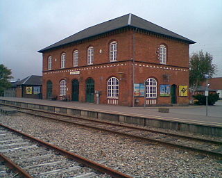 <span class="mw-page-title-main">Nørre Nebel railway station</span> Railway station in West Jutland, Denmark