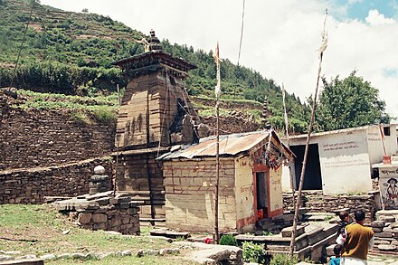 Temple of Goddess Nanda Devi in village Lata, Nanda Devi National Park