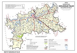 Nanjangud Taluk Map
