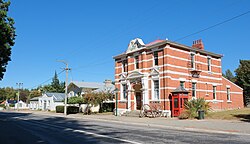 The historic precinct of Naseby, New Zealand