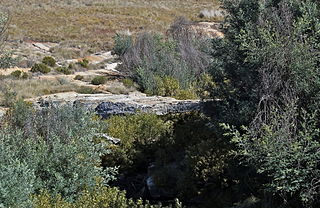 Goedehoop natural rock bridge