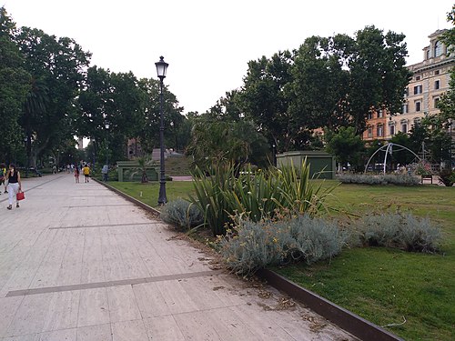 Nicola Calipari Gardens in Rome