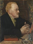 ノルベール・グヌット「ガシェ医師の肖像」1891年。油彩、パネル、35 × 27 cm。オルセー美術館。