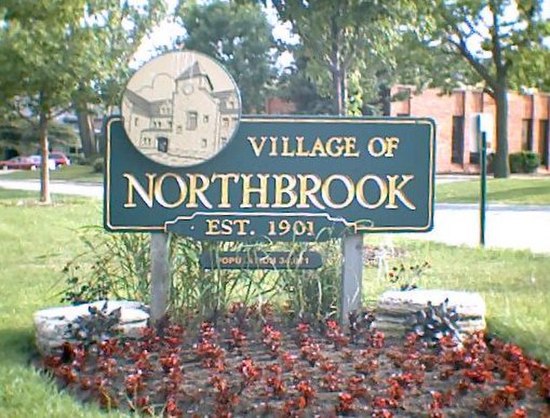 A Northbrook welcome sign