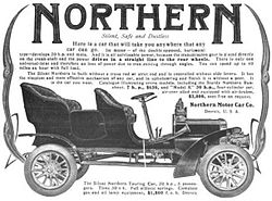 Northern Type C 20 HP 5-passenger Touring (1906).