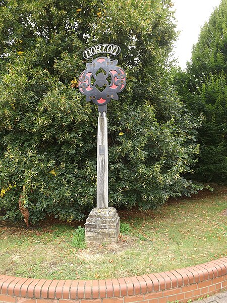 File:Norton Village sign - geograph.org.uk - 5128684.jpg