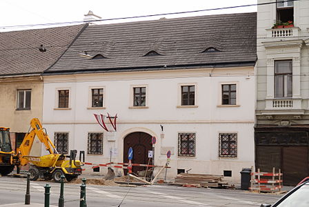 Het geboortehuis van Schubert - nu: Nussdorfer Strasse 54 in het 9e district van Wenen (Alsergrund).
