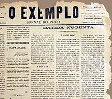 Detail from an issue of O Exemplo from 1902. O Exemplo 1902 Batida policial.jpg