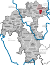 Lage der Gemeinde Oberpleichfeld im Landkreis Würzburg