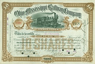 <span class="mw-page-title-main">Ohio and Mississippi Railway</span>