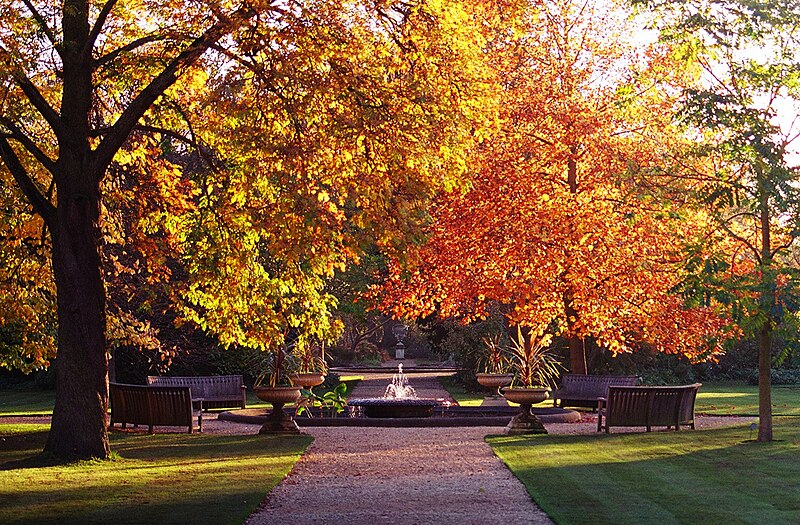 File:Oxford Botanic Garden in Autumn 2004.jpg