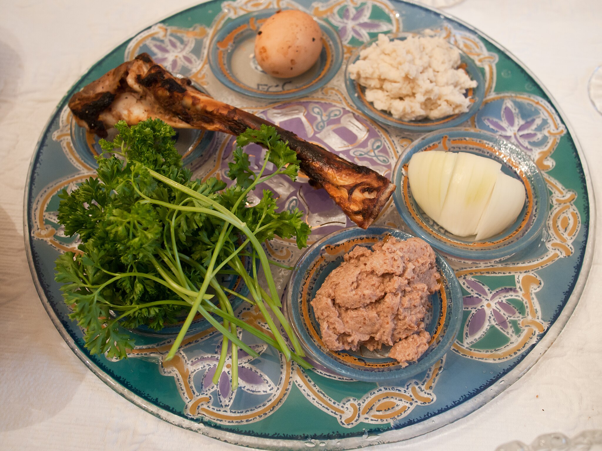 Passover Seder plate, original