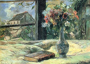 Paul Gauguin, Vase de fleurs à la fenêtre, 1881, huile sur toile.