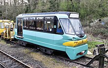 Parry People Mover unit at Severn Valley Railway in April 2022 People Parry Mover SVR 09042022.jpg