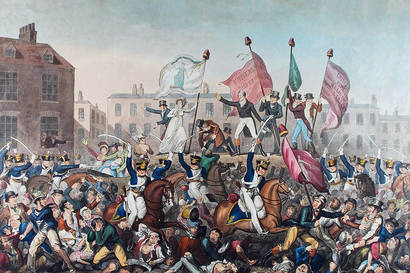 How to get to Peterloo Massacre with public transport- About the place