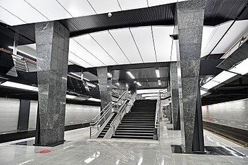 Лестница перехода к станции «Динамо»