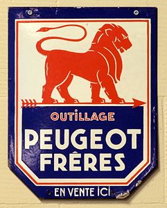 Ancien logo de Peugeot outillage.