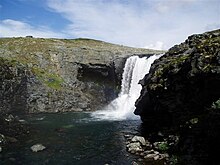 Pihtsusköngäs, one of the most powerful waterfalls in Finland