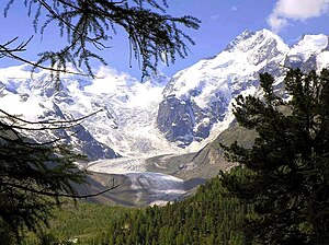 Piz Bernina: Geografía, Clasificación SOIUSA, Geología