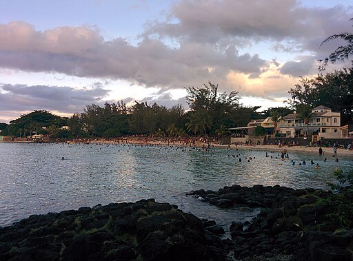 Another view of Pereybere Beach Mauritius