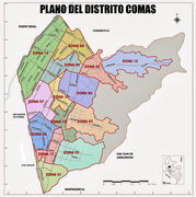 Plano del distrito Comas Lima Peru.png