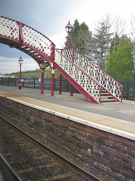 File:Platform and footbridge, Appleby station - geograph.org.uk - 2930937.jpg