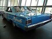 Richard Petty's Plymouth Belvedere at the NASCAR Hall of Fame in Charlotte, NC.
