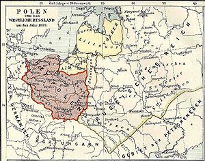 A map depicting Poland