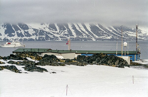 Hornsund Polish Arctic Station, photographed in 2003