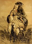 François Hippolyte Lalaisse : Homme et femme de Pont-l'Abbé (Galerie armoricaine, 1848).